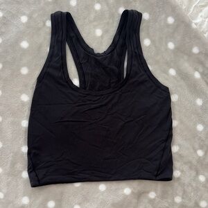 Black Racerback Sports Bra